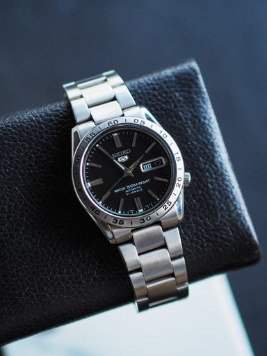 Seiko 5 7S26-02T0 SNKE01K1 Fix Bezel Black Dial