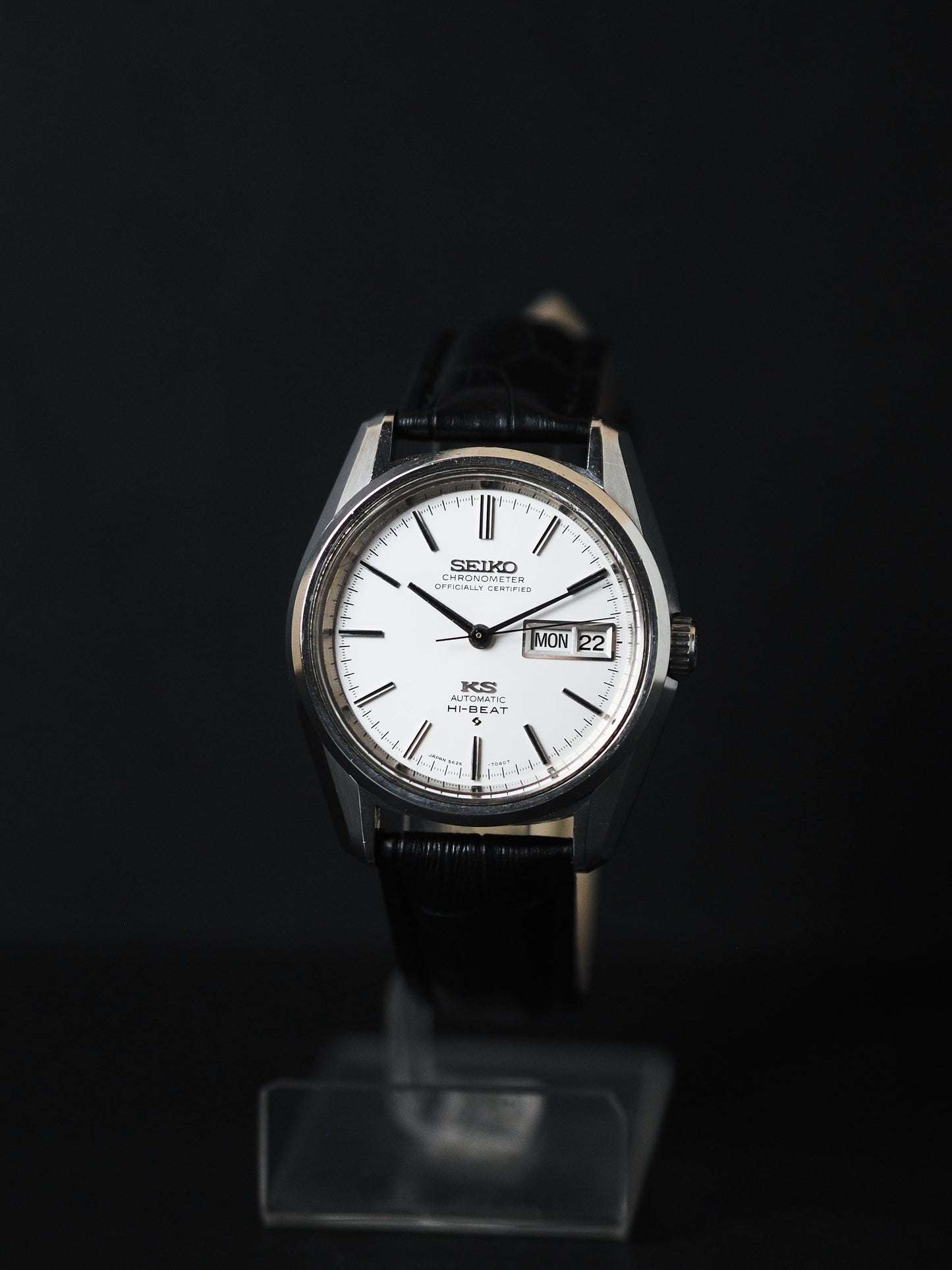 Seiko 56KS King Seiko 5626-7040 Chronometer White Sunburst Dial