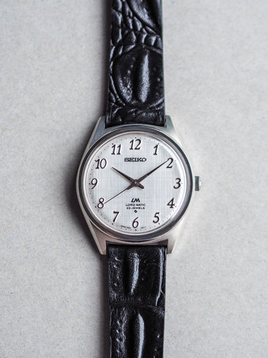 ✨SEIKO✨セイコー✨LORDMATIC✨5601-9000✨腕時計✨ Seiko Lord Matic 5601-9000 Silver Linen Breguet Dial