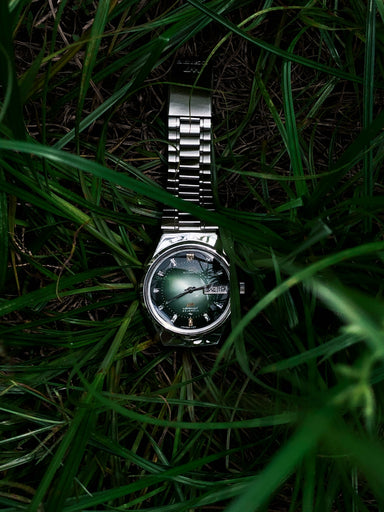 SEIKO LM Lord Matic 5206-6100 グリーンダイヤル Seiko LM 5206-6100 Lord Matic Special Green Sunburst Dial
