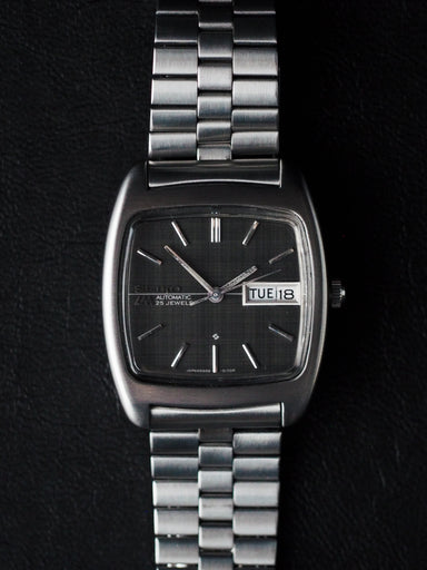 Seiko LM 5606-5040 Lord Matic JDM Tank Grey Linen Dial