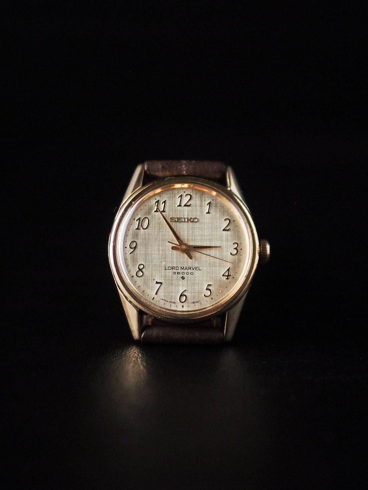 Seiko Lord Marvel 5740-8000 36000 SGP Linen Breguet Dial