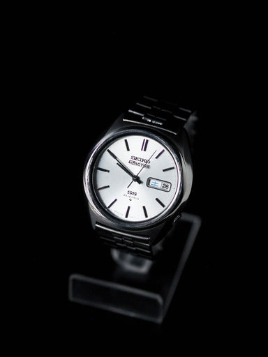 Seiko 5 Actus SS 6106-8670 JDM Silver Sunburst Dial
