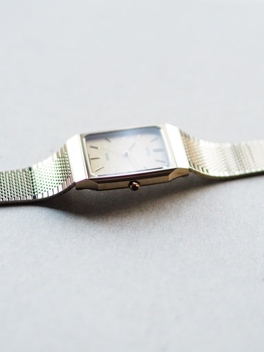 Seiko Dolce 5E61-5A00 Tank Tungsten Carbide Gold Flake Dial