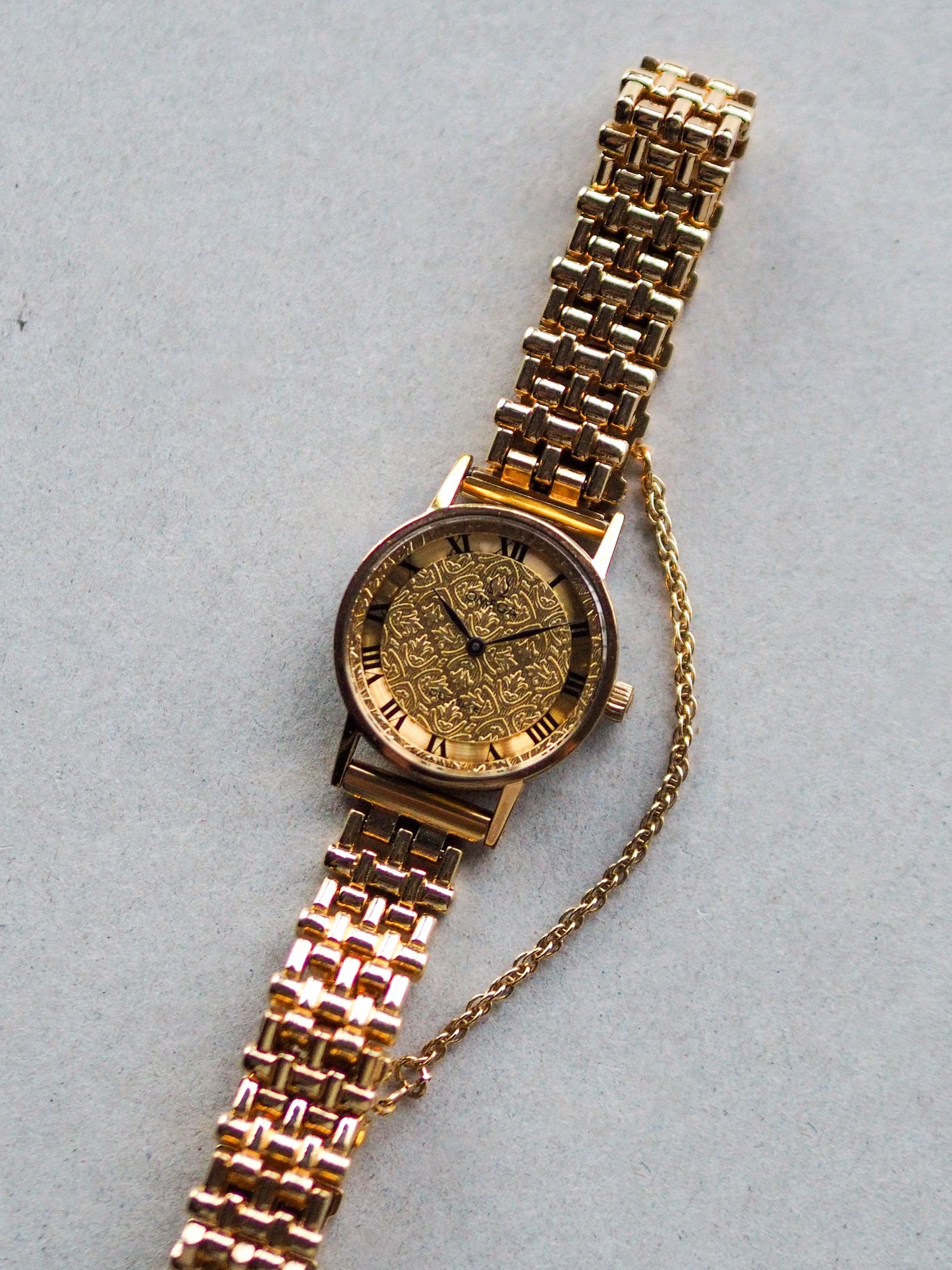 Omega De Ville 625 Manual Winding SGP Floral Engraved Dial