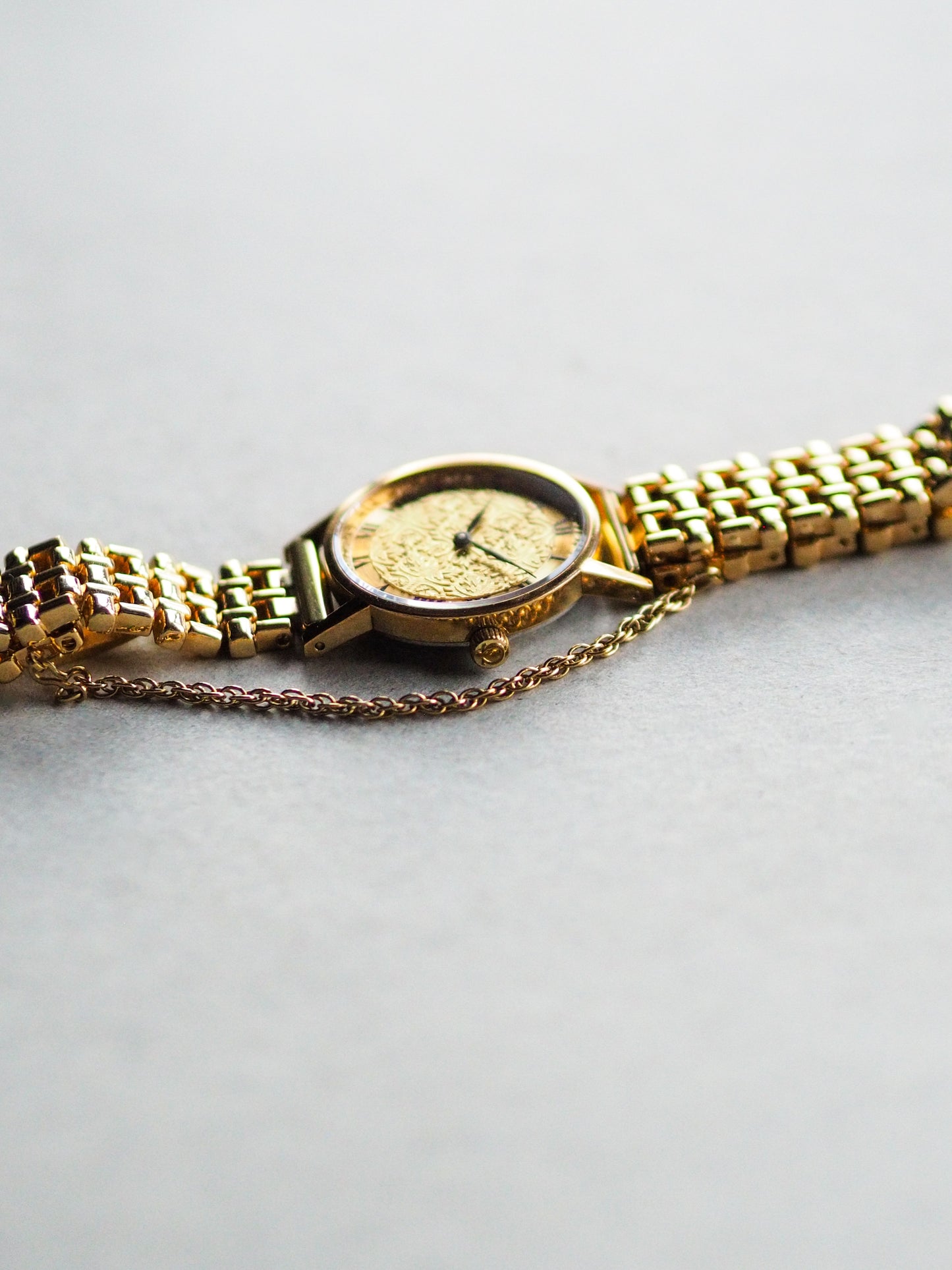 Omega De Ville 625 Manual Winding SGP Floral Engraved Dial