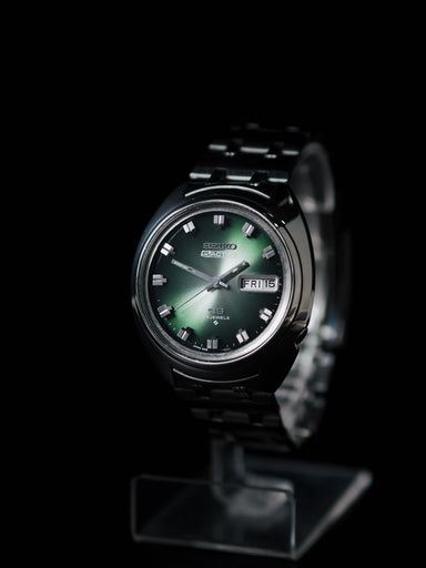 7-337 SEIKO 5ACTUS 6106-7600 自動巻グリーンOH済み 7-337 SEIKO 5ACTUS 6106-7600 自動巻グリーンOH済み - メルカリ