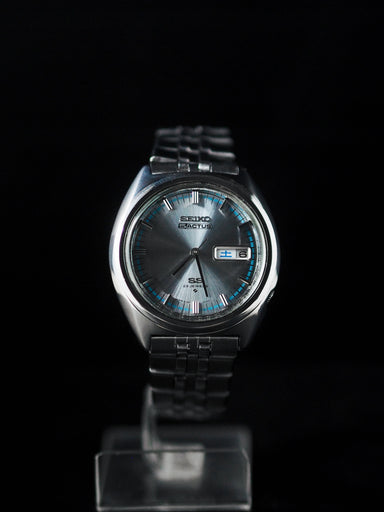 Seiko 5 Actus SS 6106-7520 JDM Icy Blue Sunburst Dial