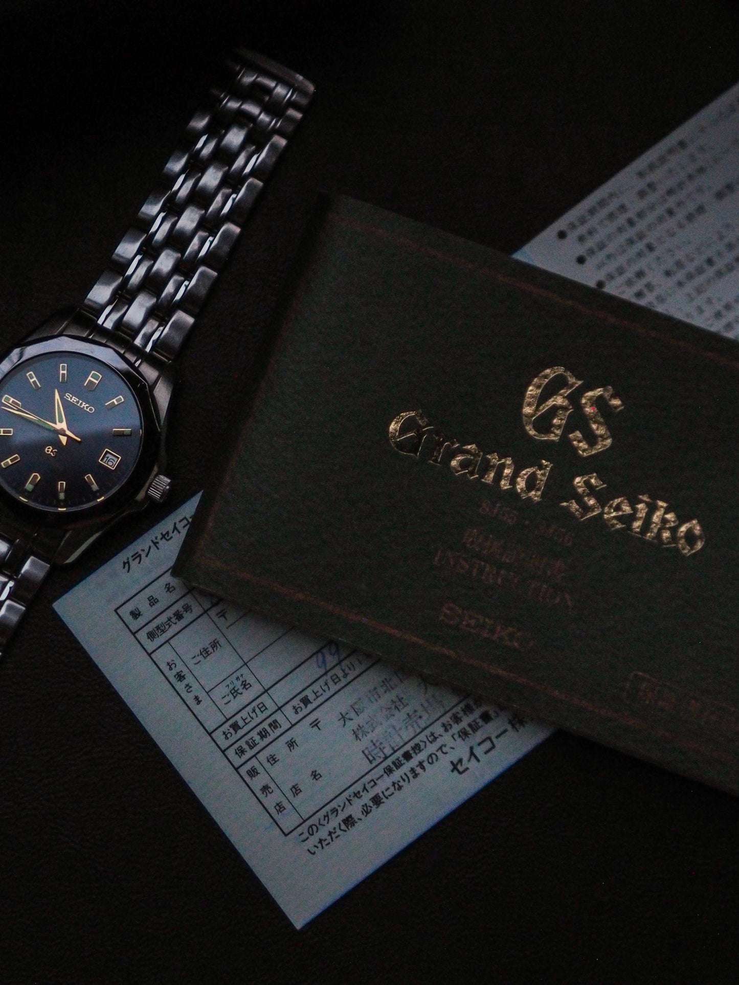 Grand Seiko SBGF003 8J56-8000 Blue Sunburst Dial