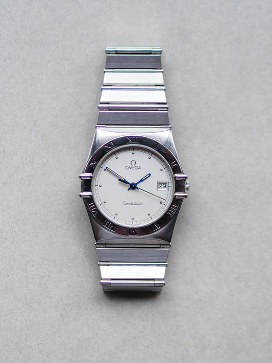 Omega Constellation Quartz 396.1070 White Brushed Dial