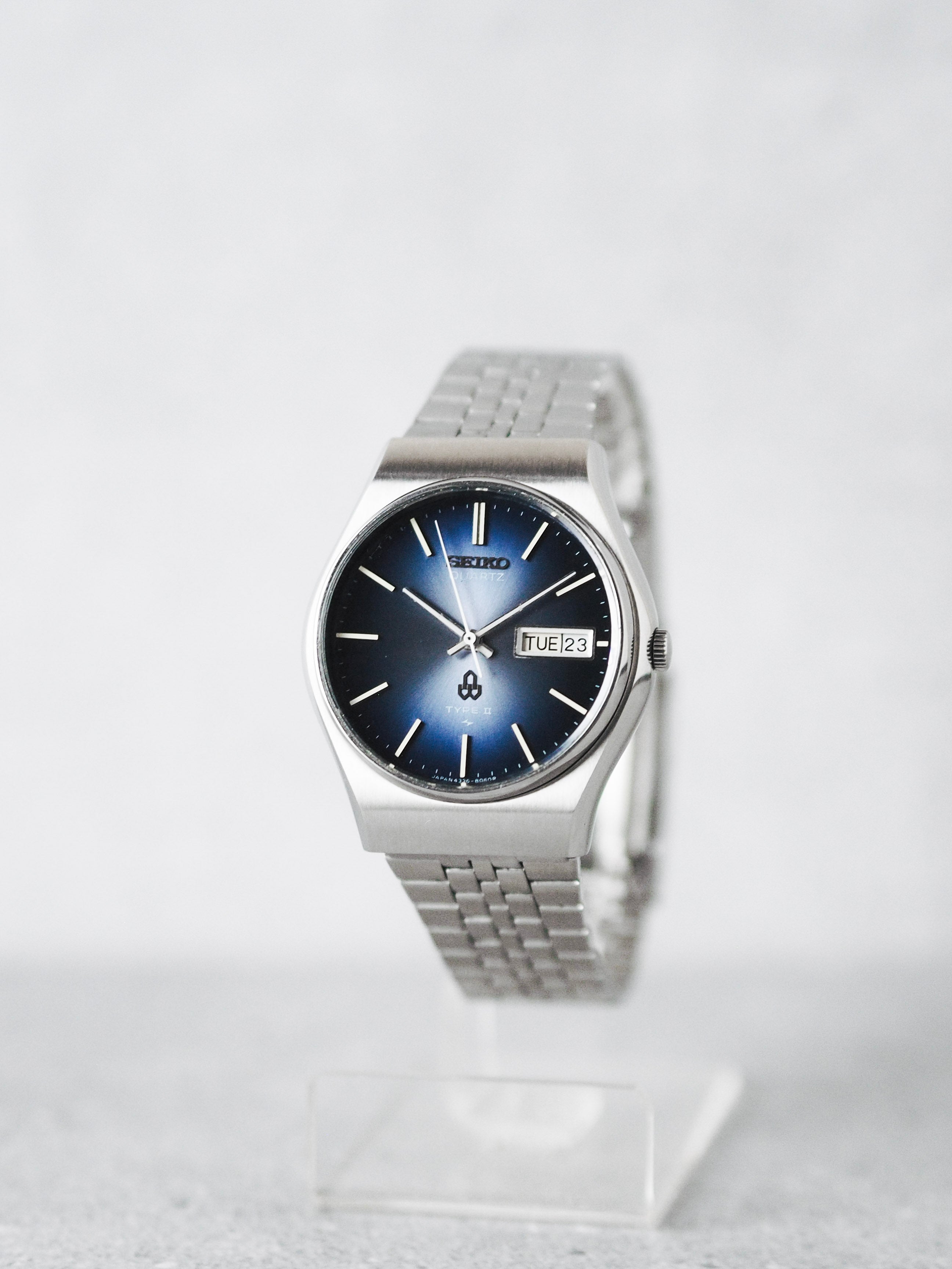 Seiko Type II 4336-8040 Dark Blue Sunburst Dial