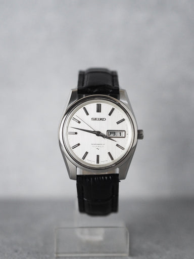 Seiko Seikomatic-P 5106-8010 Silver Linen Textured Dial