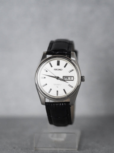 Seiko Seikomatic-P 5106-8010 Silver Linen Textured Dial