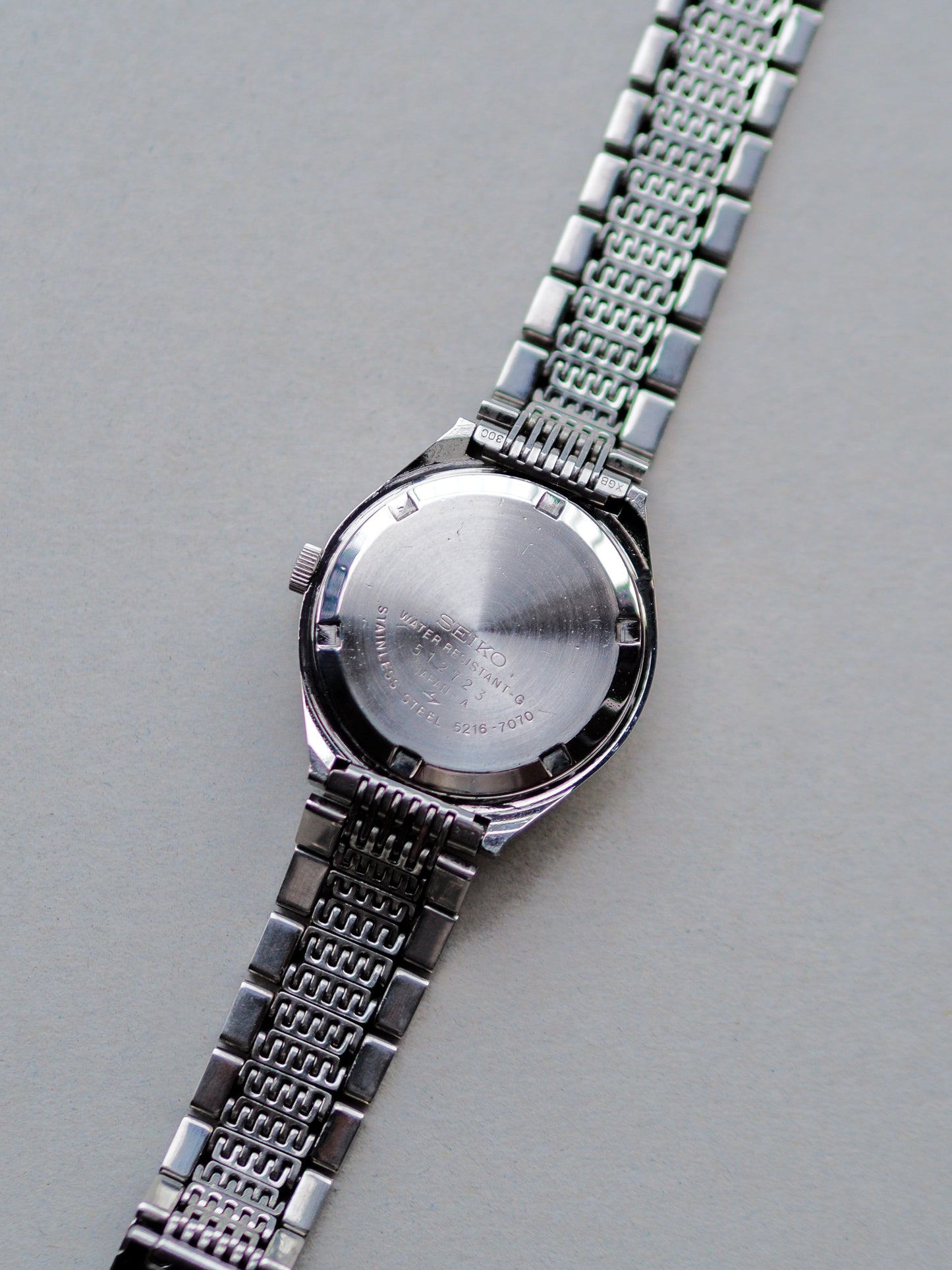 Seiko LM 5216-7070 Lord Matic Special Faceted Crystal Brown Metallic Textured Dial