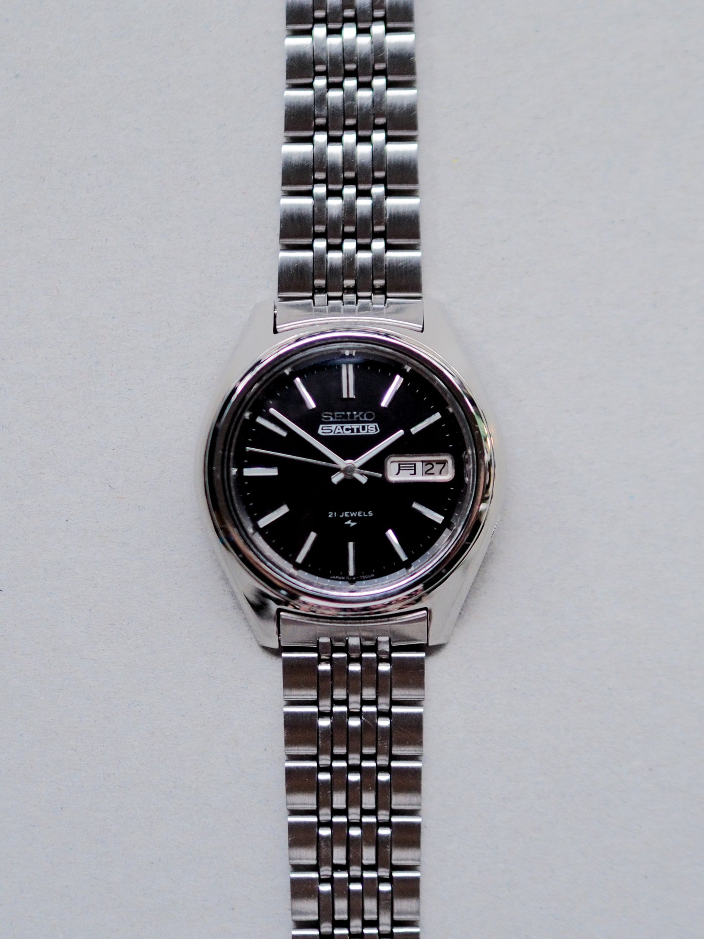 Seiko 5 Actus 7019-7060 Black Dial