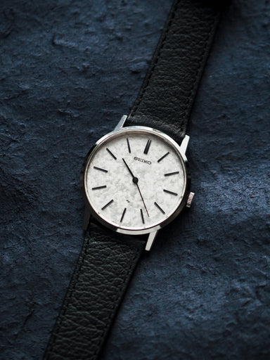 Seiko Chariot 2220-0430 Silver Snowflake Textured Dial