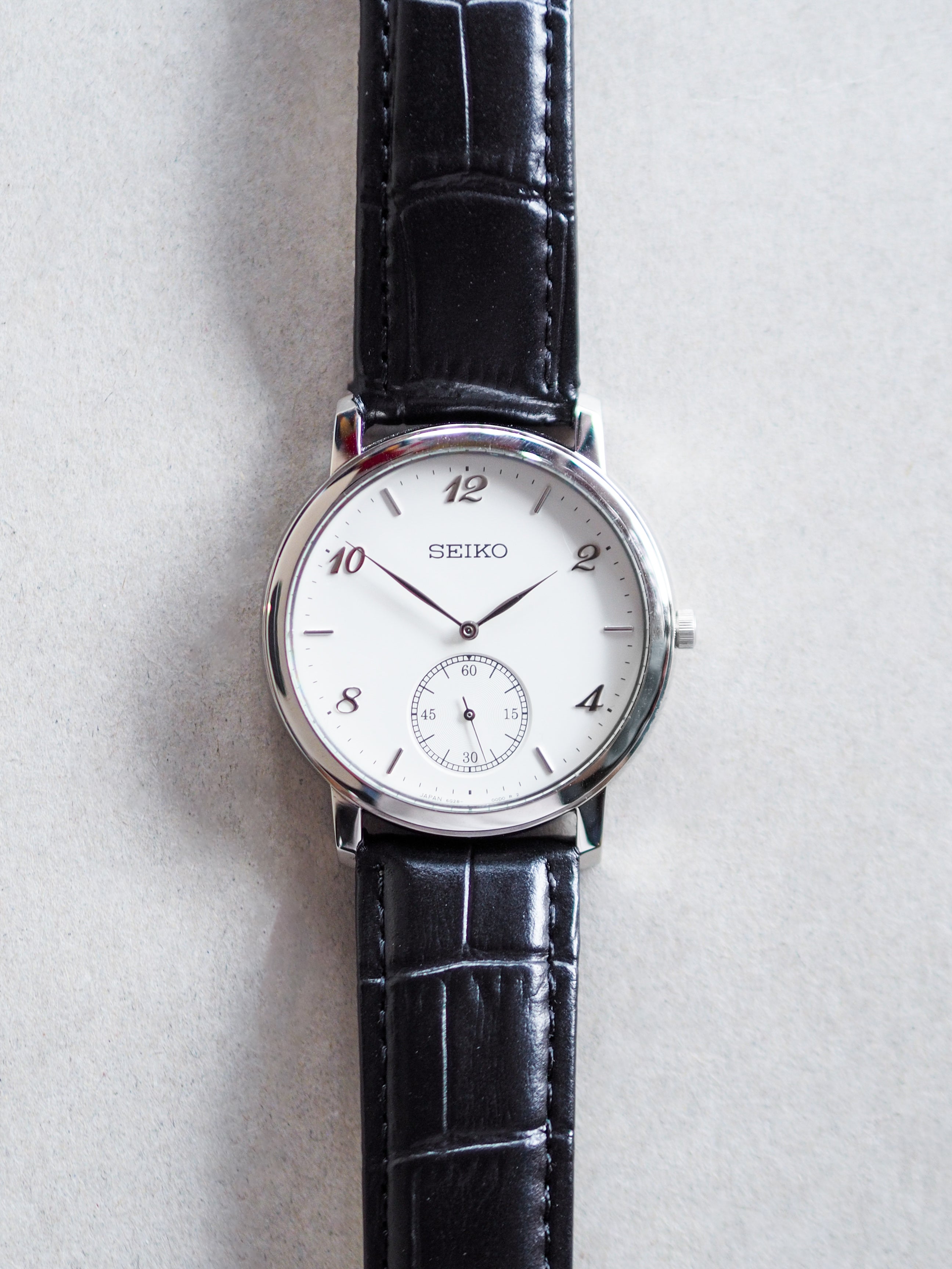 Seiko 6G28-00C0 Sub-second White Explorer Dial