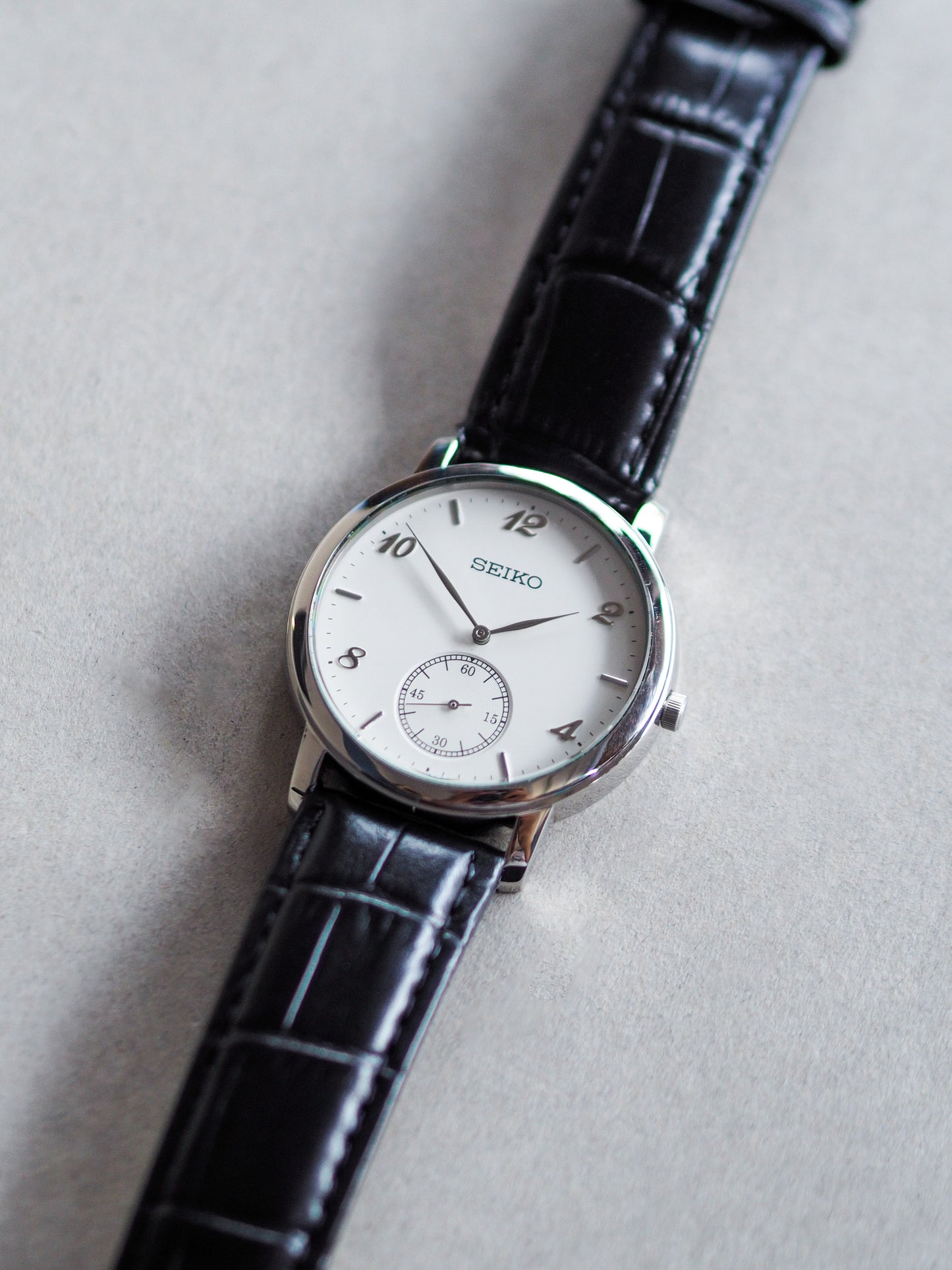 Seiko 6G28-00C0 Sub-second White Explorer Dial