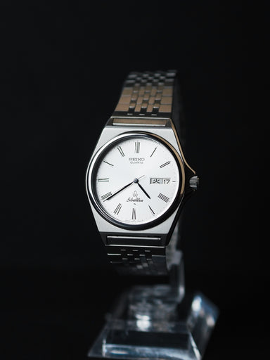 Seiko Quartz 5933-7020 Silverwave Silver Sunburst Roman Dial Seiko Quartz 5933-7020 Silverwave Silver Sunburst Roman Dial