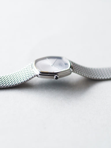 Credor Seiko 5931-5230 Hexagon Silver Sunburst Dial