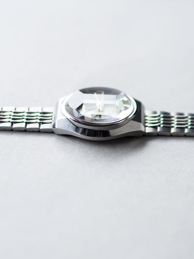 Seiko LM 5606-7320 Lord Matic Faceted Crystal Green Radial Sunburst Di