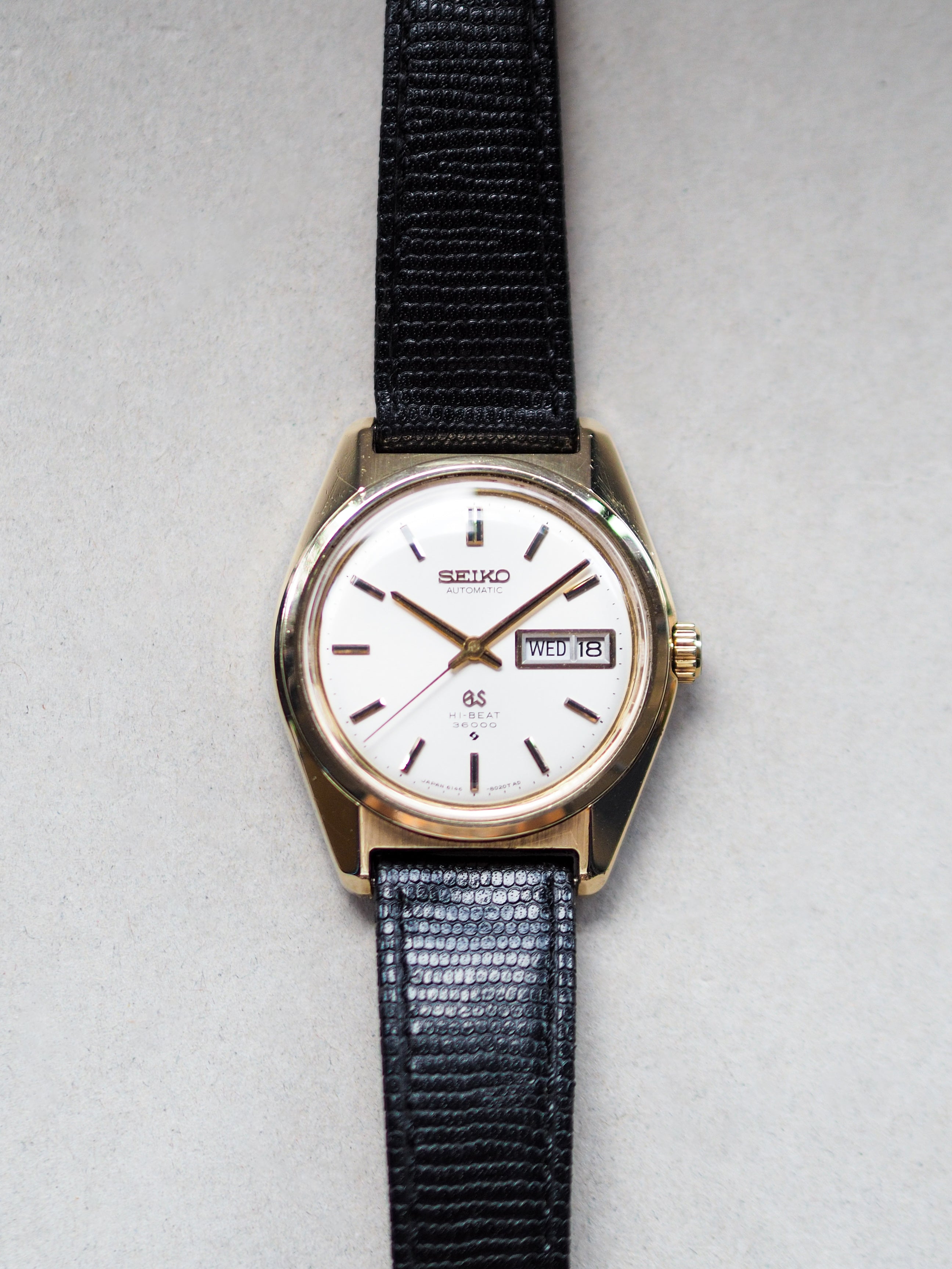 グランドセイコー　 6146-8000 CAP GOLD 68年 Vintage Grand SEIKO Men's CAP GOLD Hand winding Watch 6146