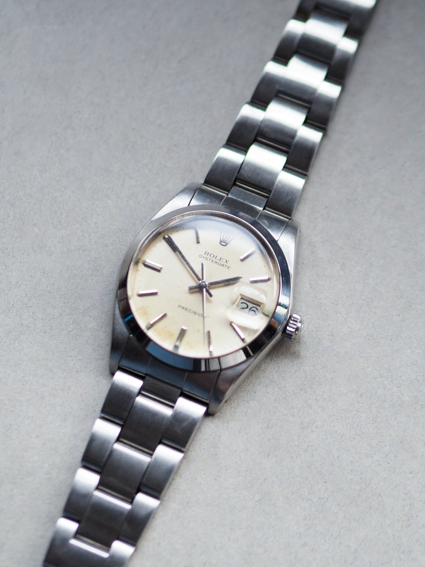 Rolex Oysterdate Precision 6694 Patina Beige Dial