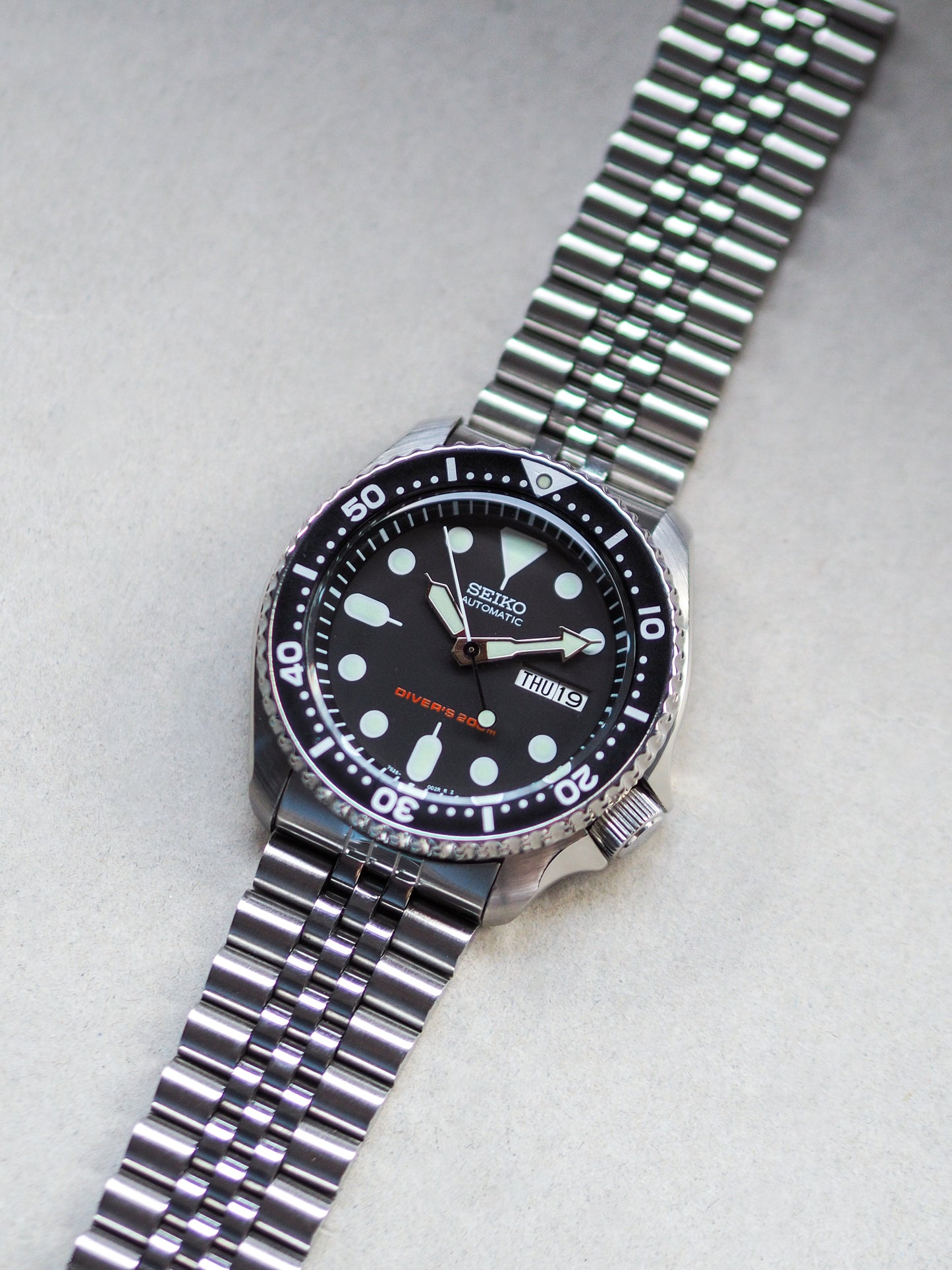 Seiko SKX007K2 7S26-0020 Diver Black Dial