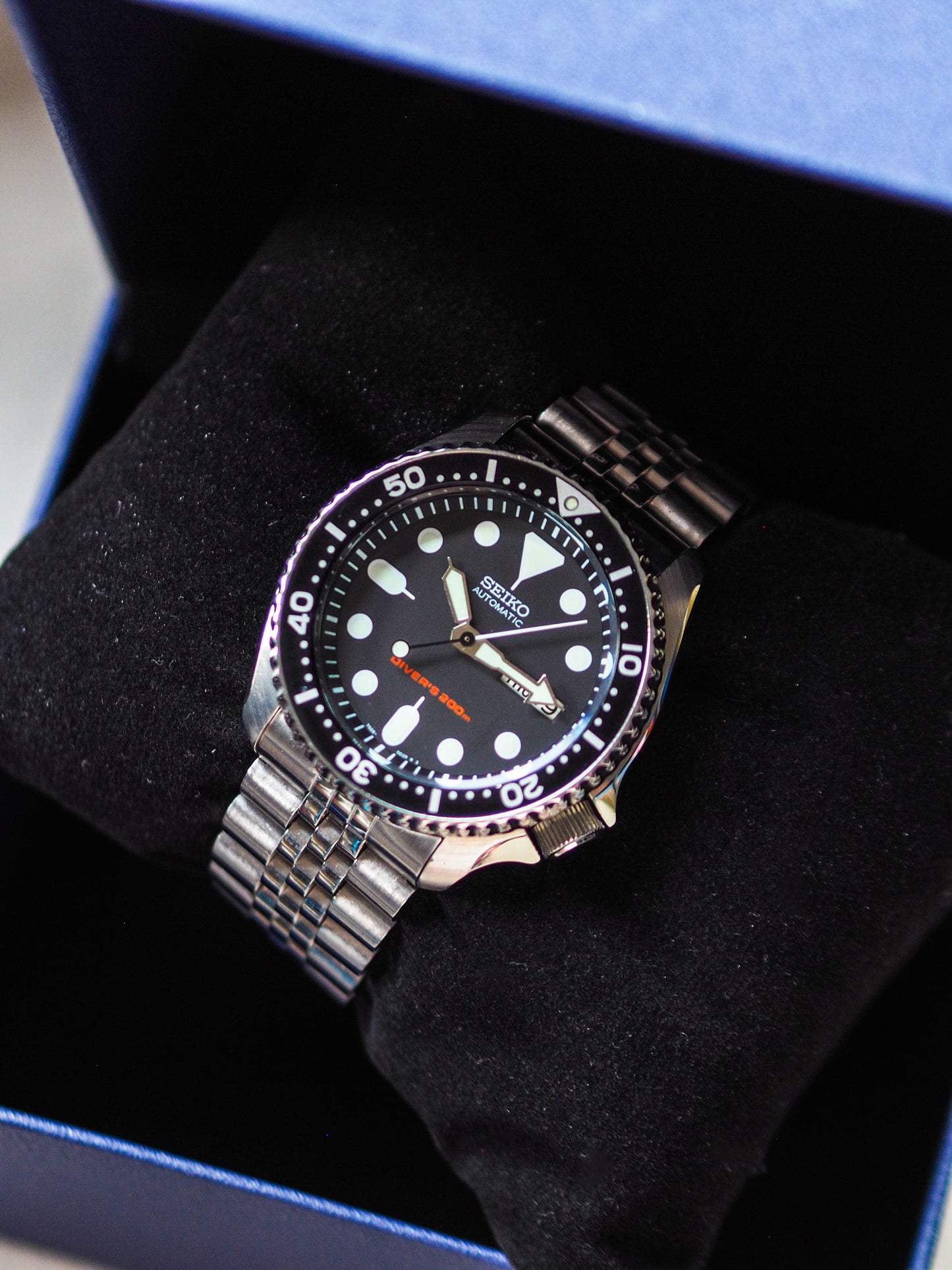 Seiko SKX007K2 7S26-0020 Diver Black Dial