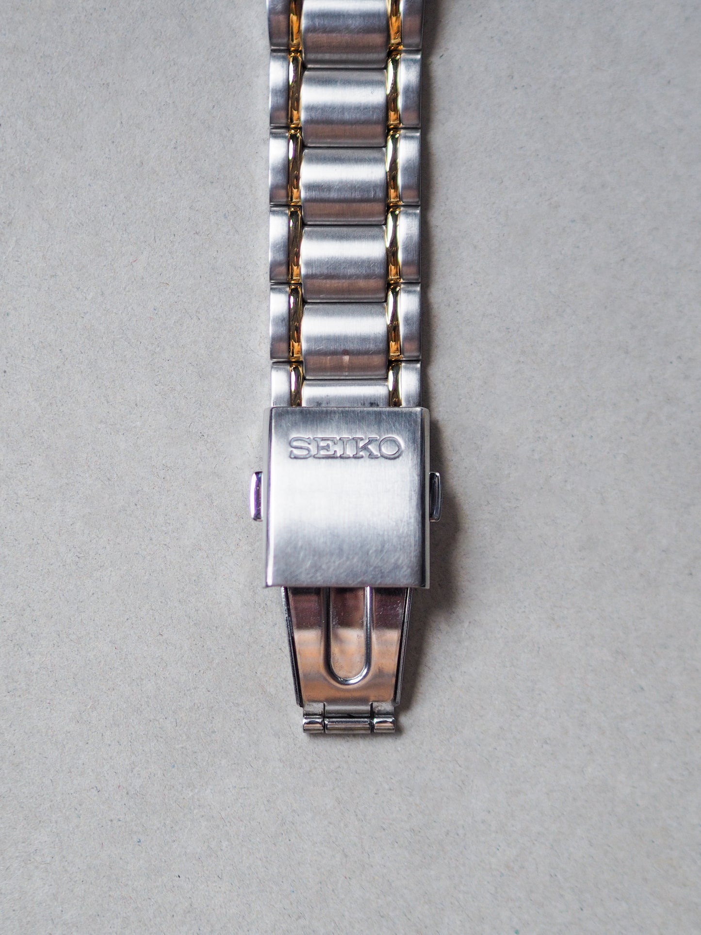 Seiko Superior SKZ314 7S36-0450 Two Tone White Dial