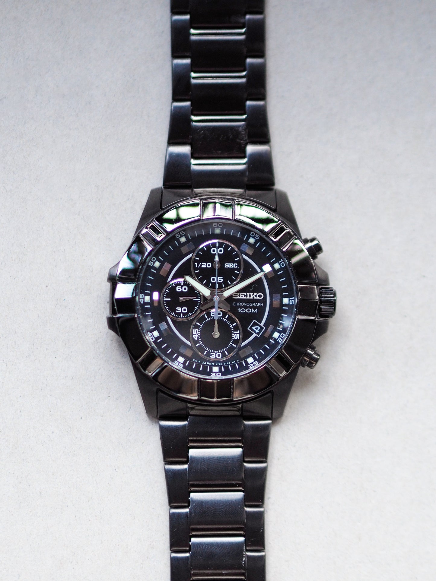 Seiko Lord Chronograph SNDD77P1 Black Dial