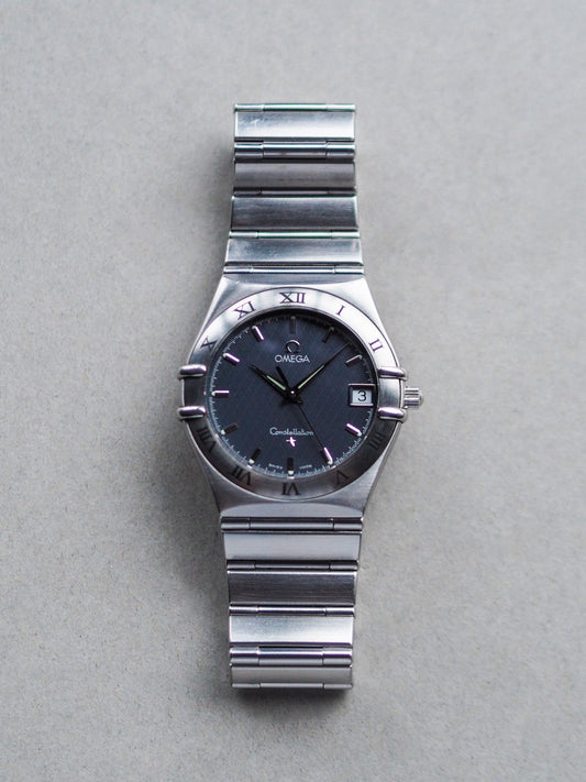 Omega Constellation 1512.40 Quartz Dark Blue Gray Dial