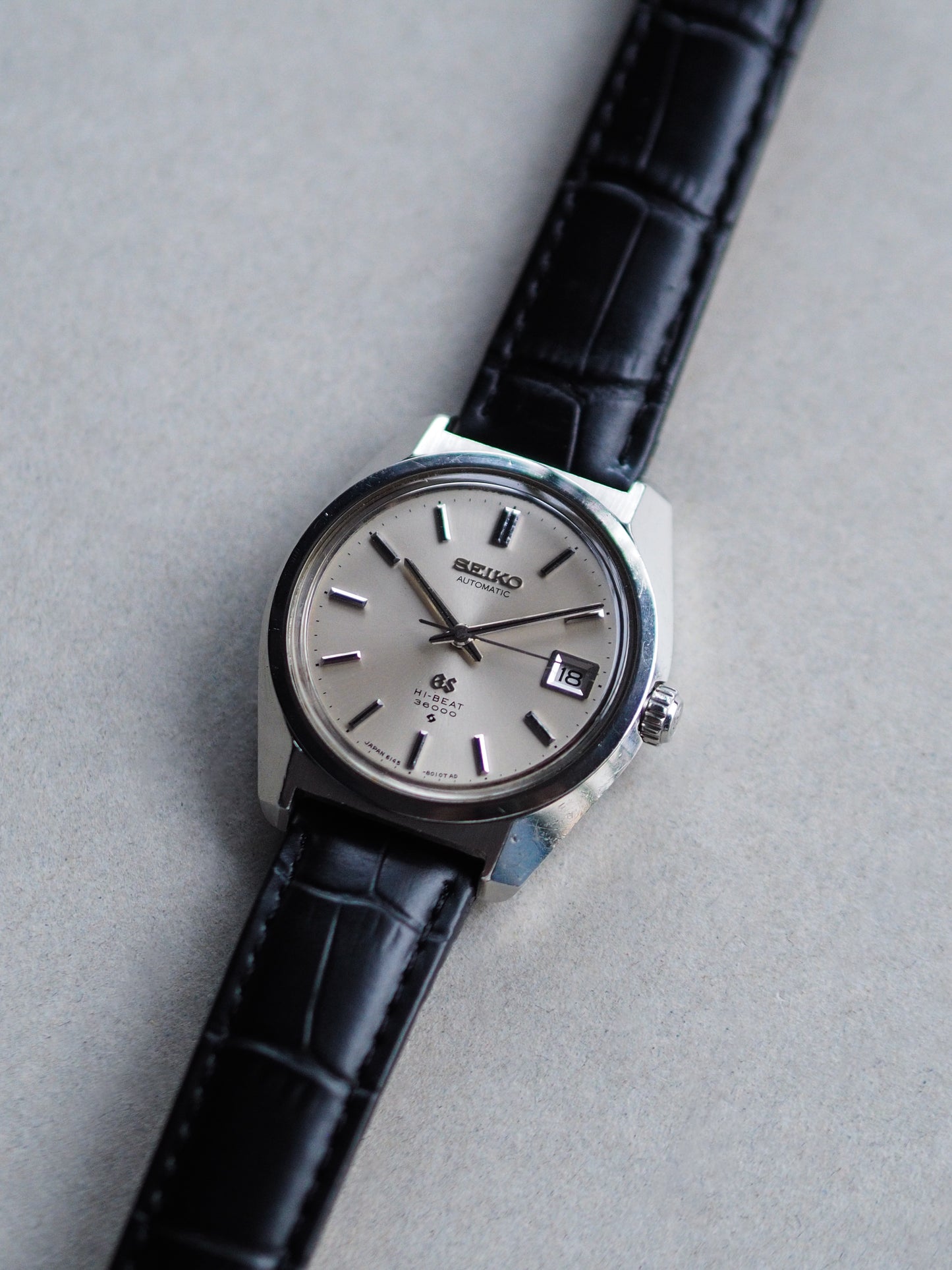 Grand Seiko Hi-Beat 61GS 6145-8000 Silver Sunburst Dial