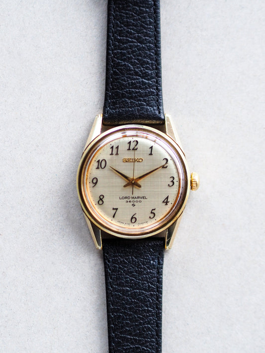 Seiko Lord Marvel 5740-8000 36000 SGP Champagne Linen Breguet Dial