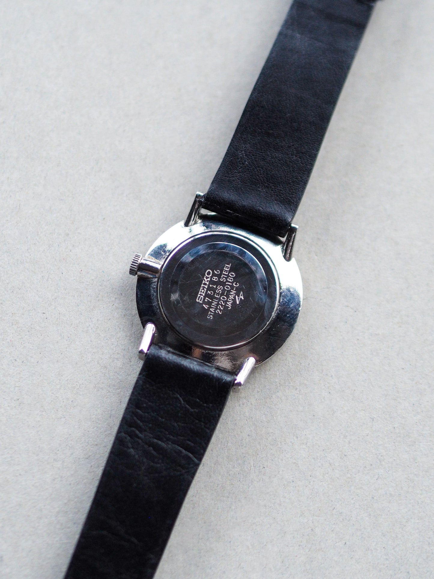 精工 Chariot 2220-0180 Hi-Beat 白色锤纹表盘