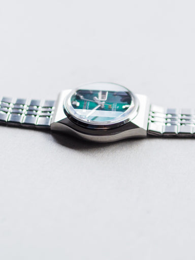 Seiko LM 5216-7040 Lord Matic Special Faceted Crystal Green Gradient D