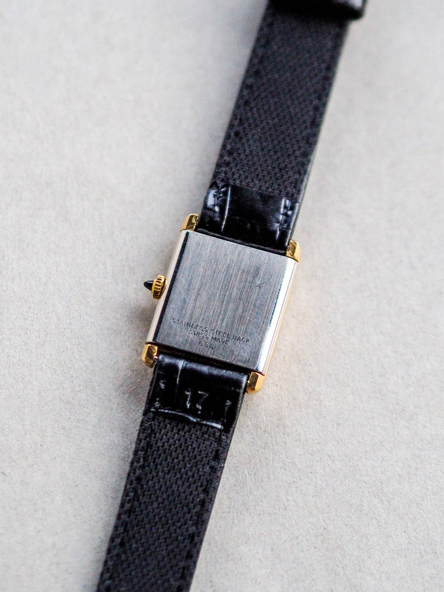 Raymond Weil Tank GP Manual Wind Diamond Bezel Champagne Dial