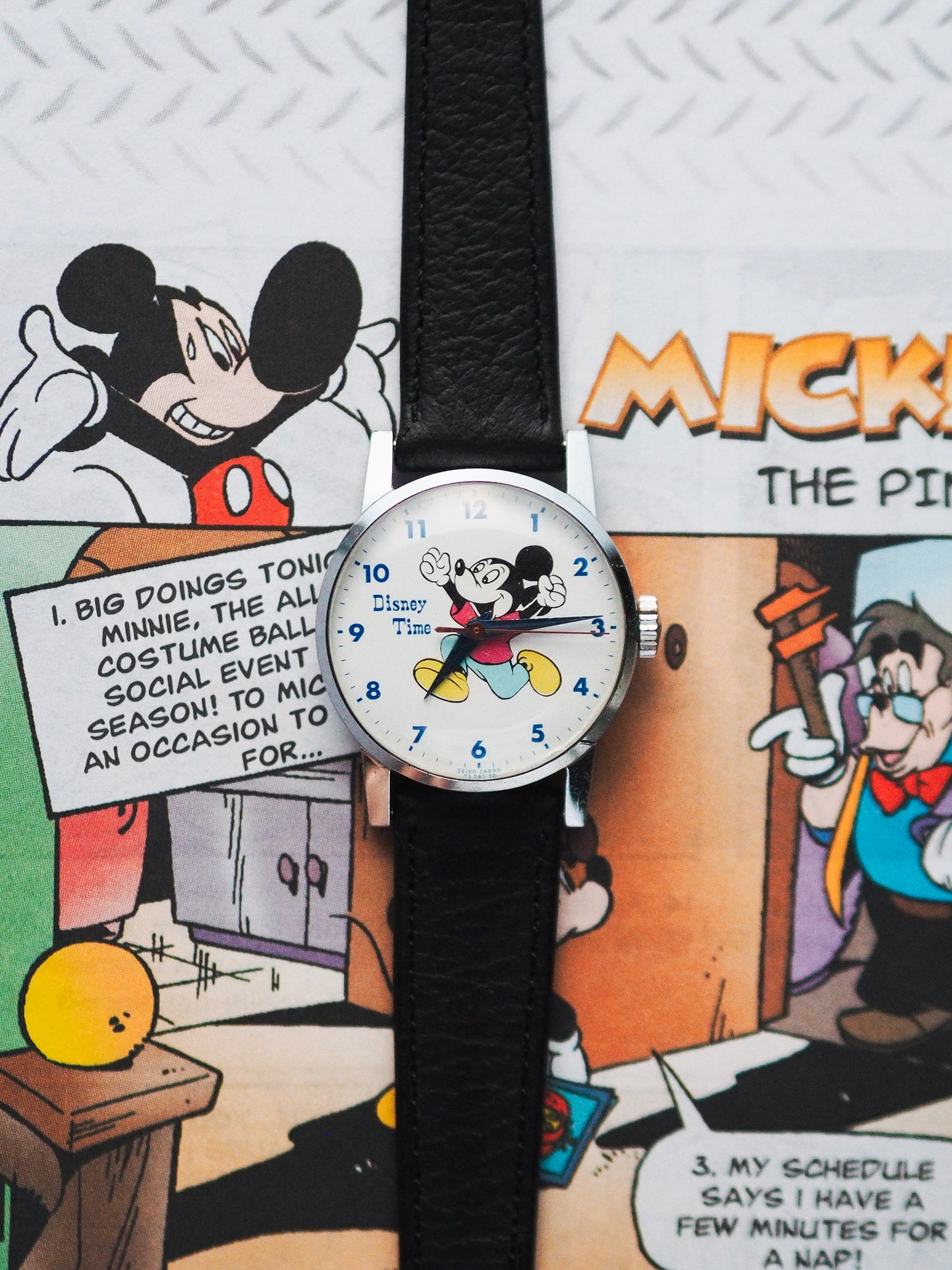 精工 Disney Time DT731 复古米奇表盘