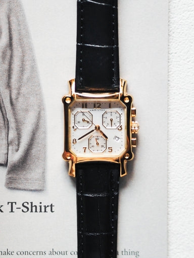 Hamilton Lloyd 6316 Chronograph Quartz Gold White Dial