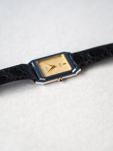 Seiko Dolce 7731-5070 Tank SHA Stepped Case Champagne Dial