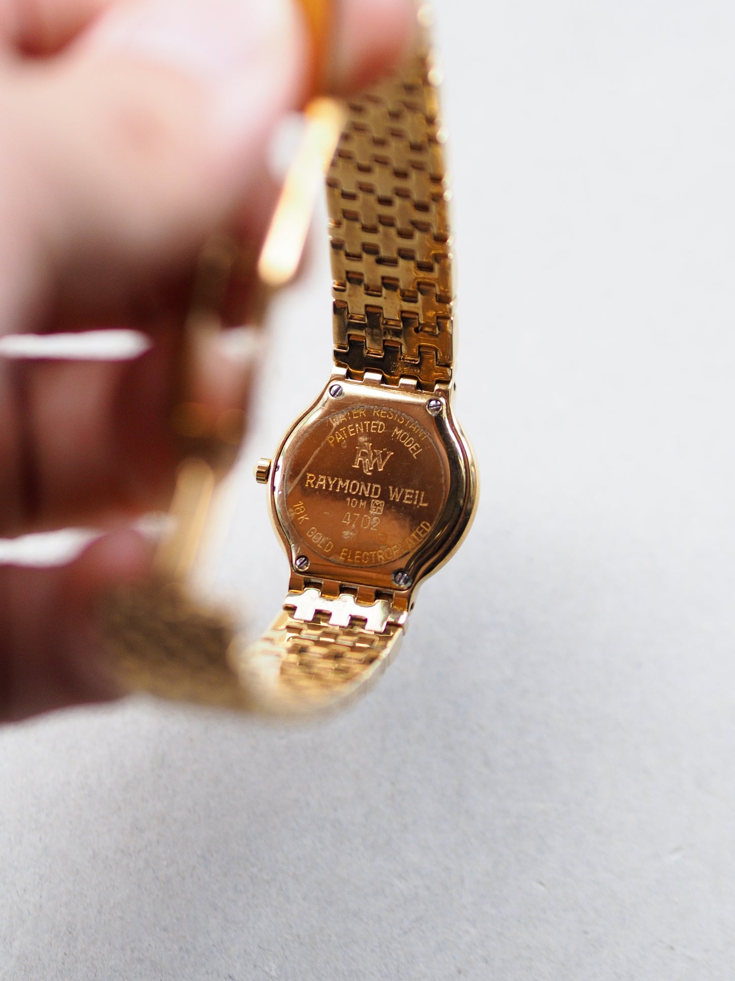 Raymond Weil Fidelio QZ 18K GP Black Diamond Dial