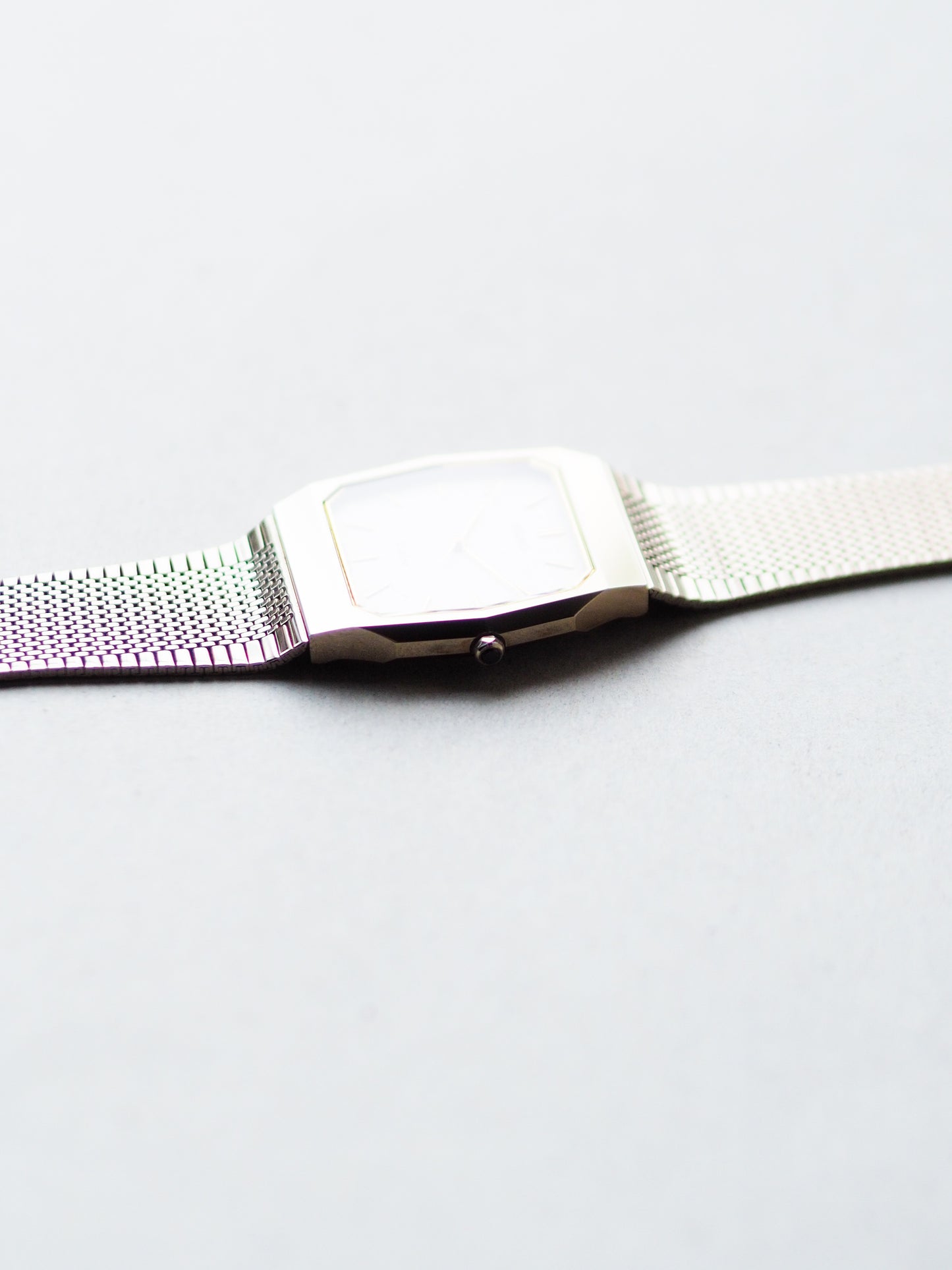 Seiko Dolce 9531-5150 Tungsten Carbide White Textured Dial