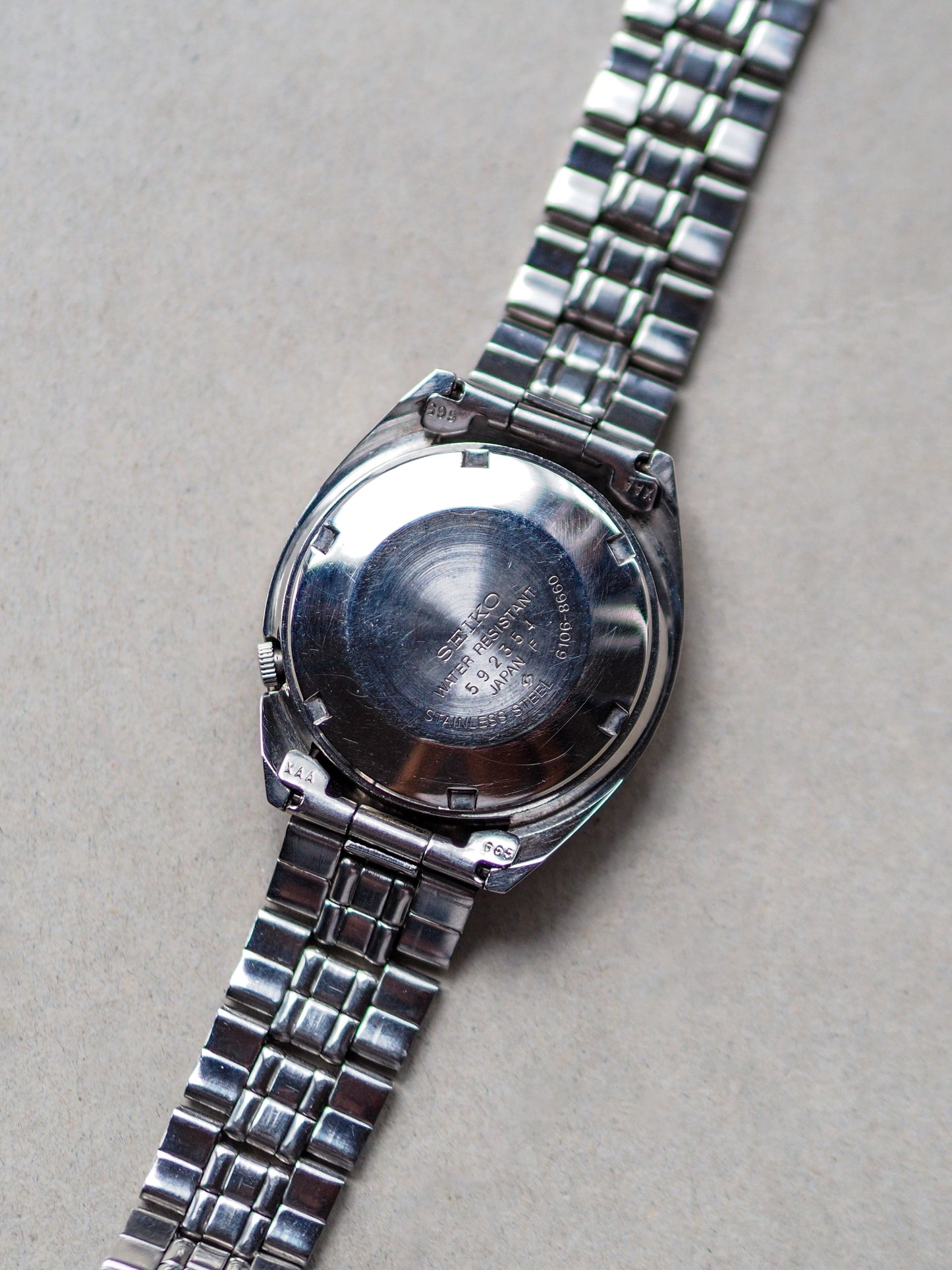 Seiko 5 Actus SS 6106-8670 JDM Brown Sunburst Dial