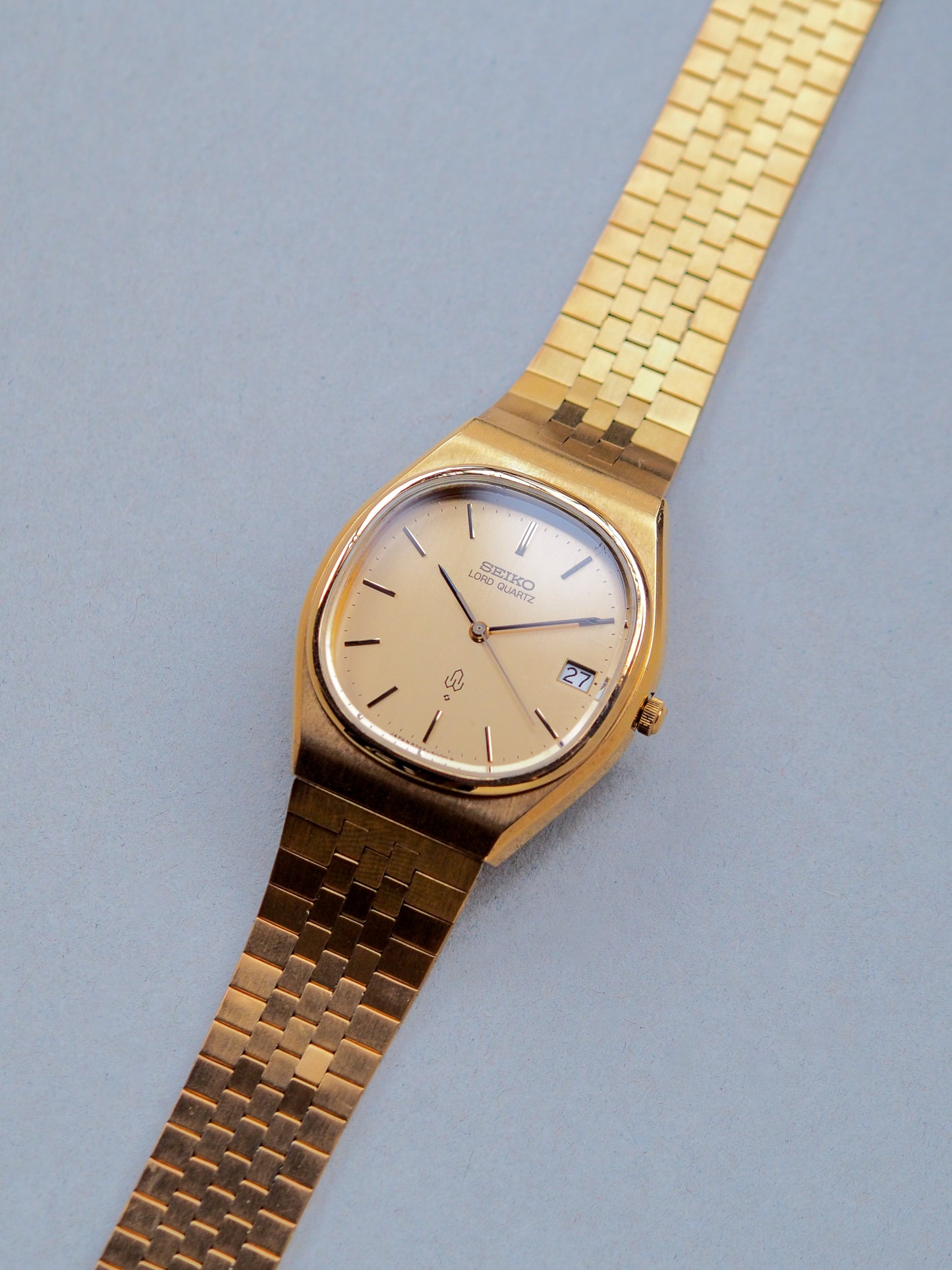 Seiko Lord Quartz 8242-5000 SGP Gold Linen Dial