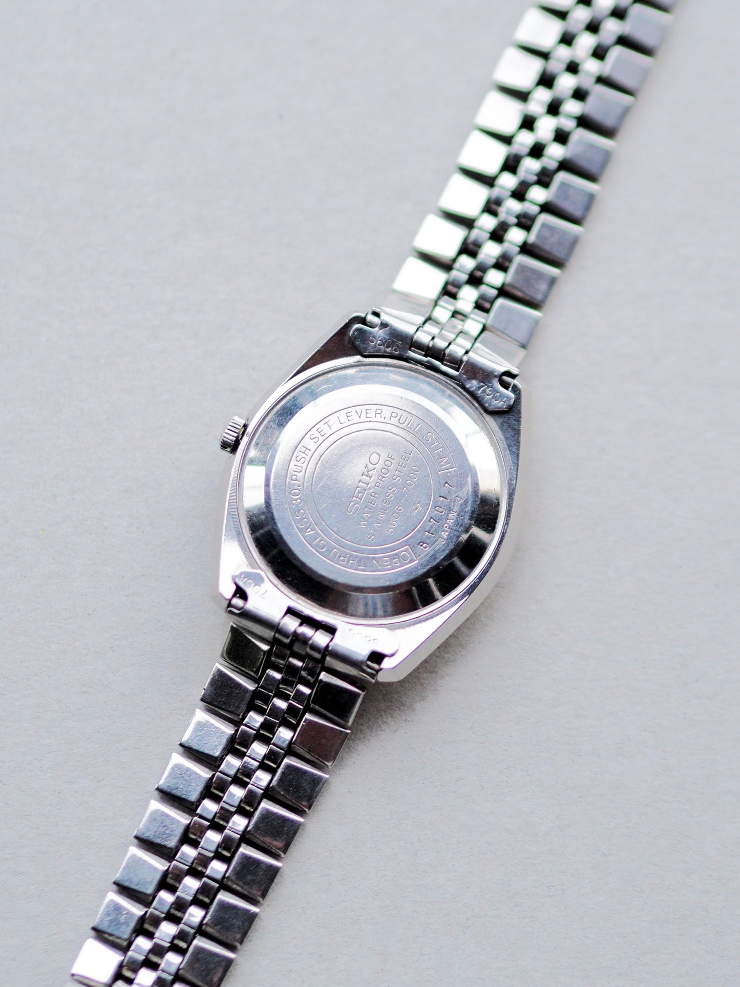 Seiko LM 5606-7000 Lord Matic Silver Sunburst Dial