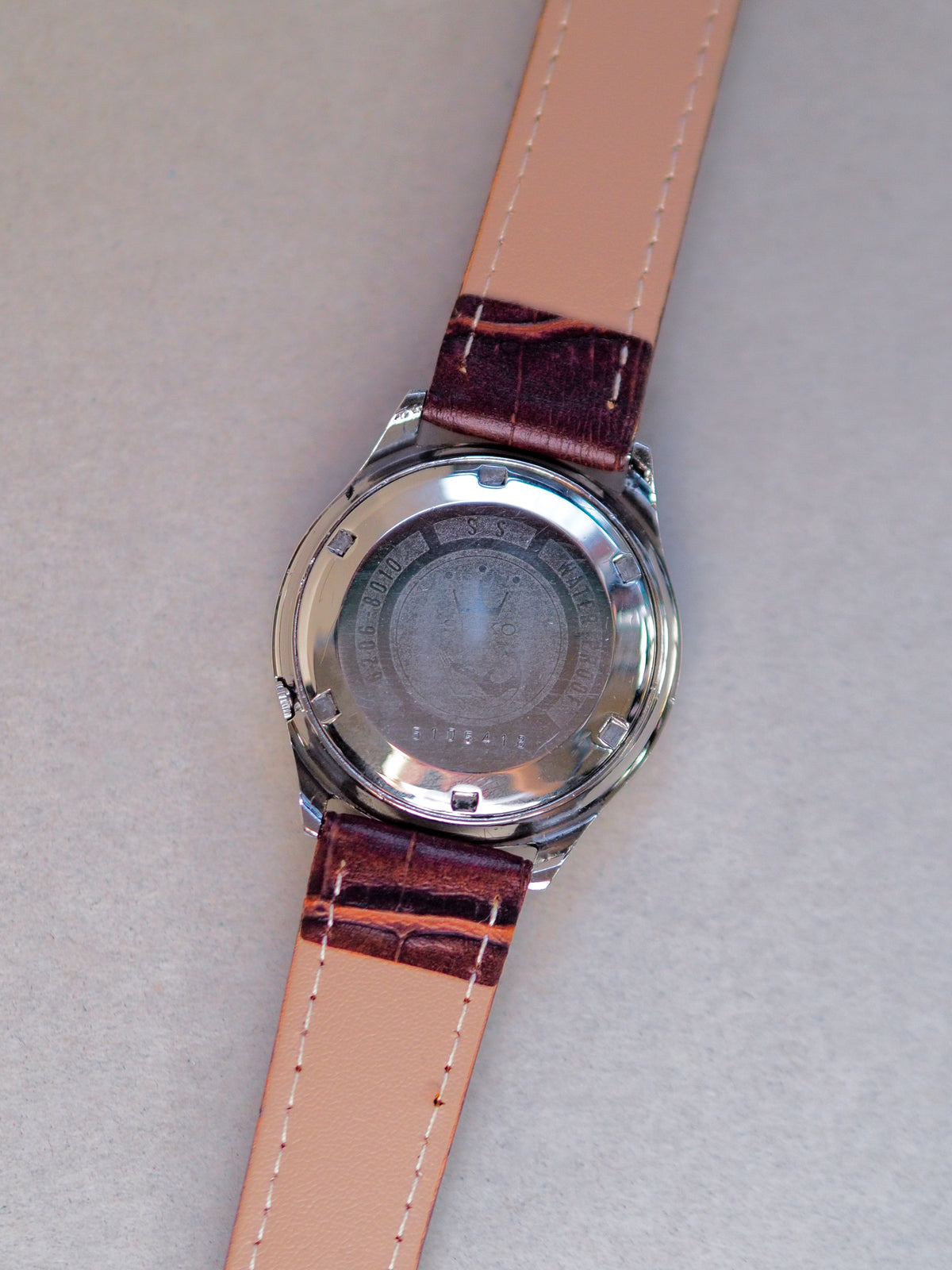 Seiko Seikomatic 6206-8010 Weekdater Kanji Day Black Sunburst Dial