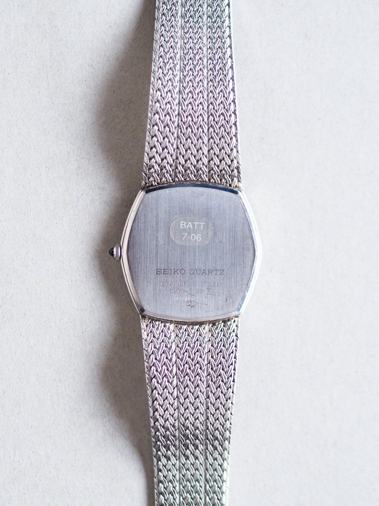 Credor 5930-5390 Hexagon Silver Linen Dial