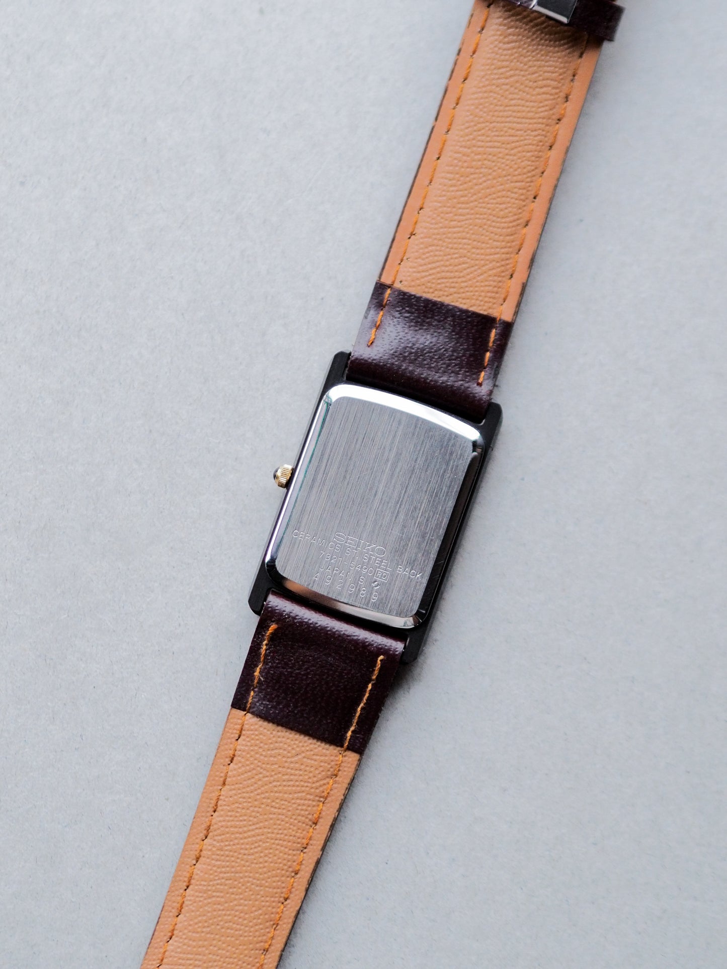 Seiko Dolce 7321-549A 黑色陶瓷白色象牙色两色表盘