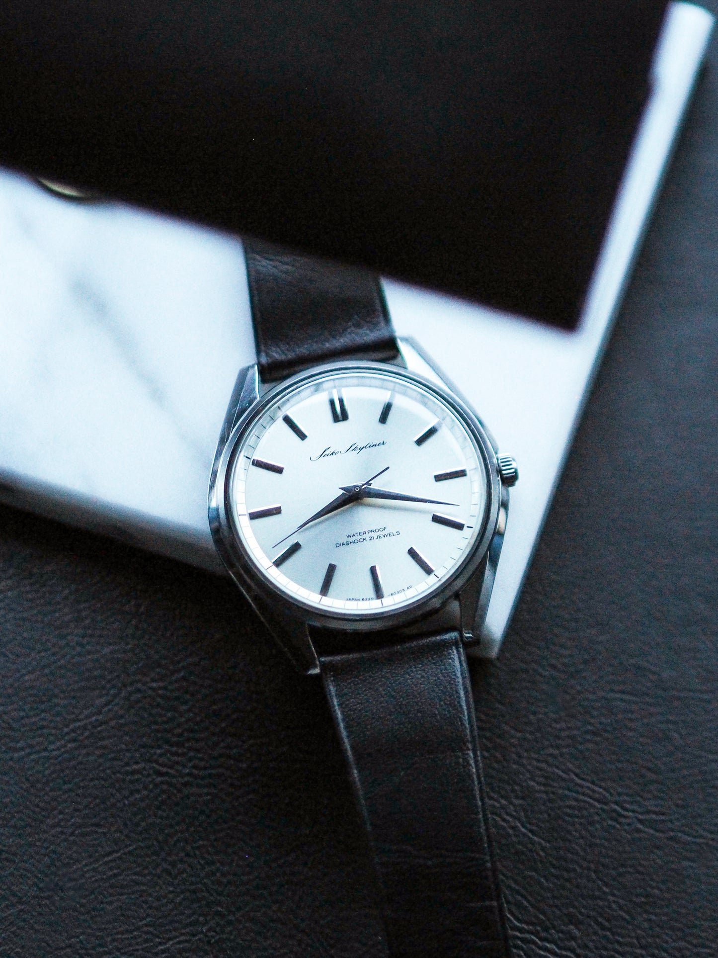 Seiko Skyliner 6220-8010 Silver Sunburst Dial