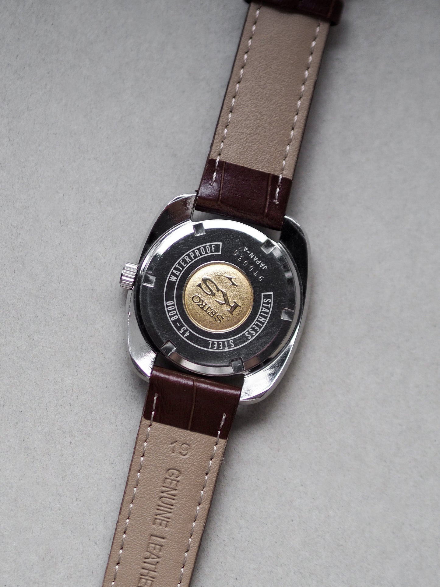 Seiko 45KS King Seiko 45-8000 Hi-Beat 36000 Gray Dial